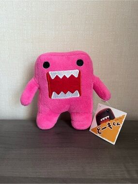 BRIGHT PINK DOMO-KUN PLUSH